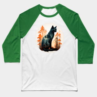 forest cat Baseball T-Shirt